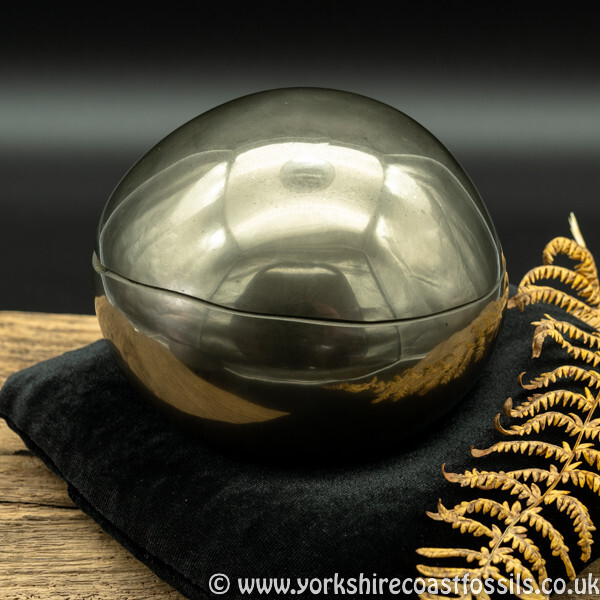 cb225 polished pyrite cannonball - Polished Pyrite Cannon Balls
