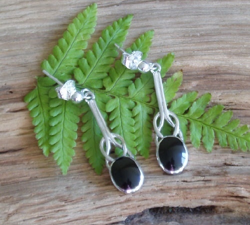 Whitby Jet Earrings je029 - Whitby Jet Earrings