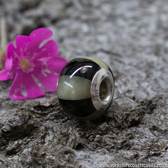 Whitby Jet & Baltic Amber Bumble Bead jbe016 - Whitby Jet Beads & Charms