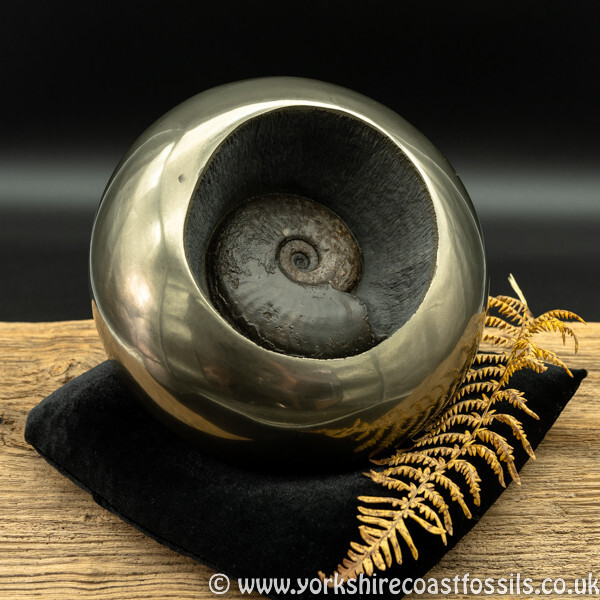 cb233 polished pyrite cannonball - Polished Pyrite Cannon Balls