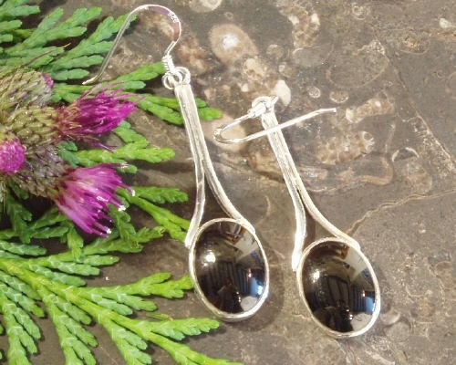 Whitby Jet Earrings je007 - Whitby Jet Earrings