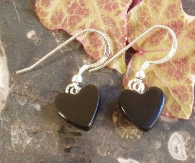 Whitby Jet Earrings je017 - Whitby Jet Earrings