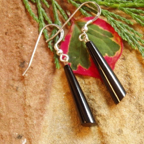 Whitby Jet Earrings je021 - Whitby Jet Earrings