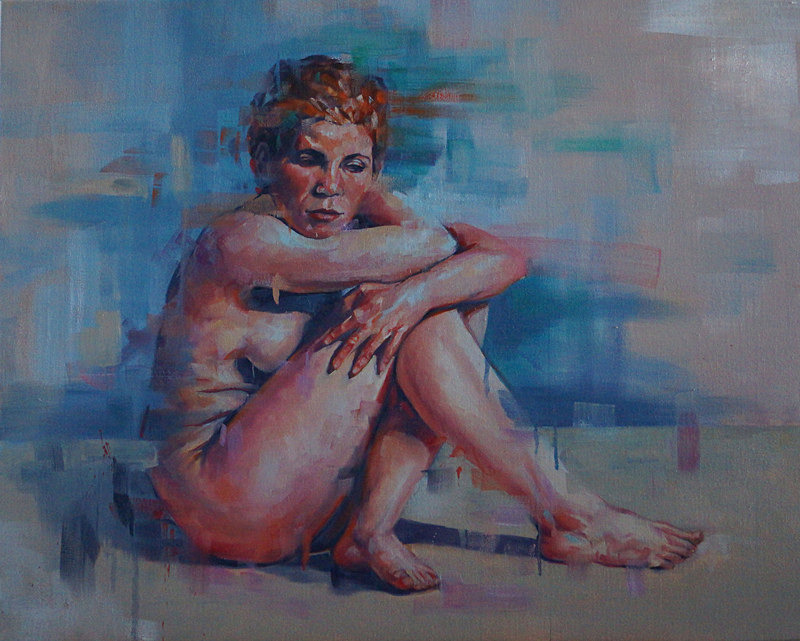 Seated Model 1 - Portraits and Figure Studies