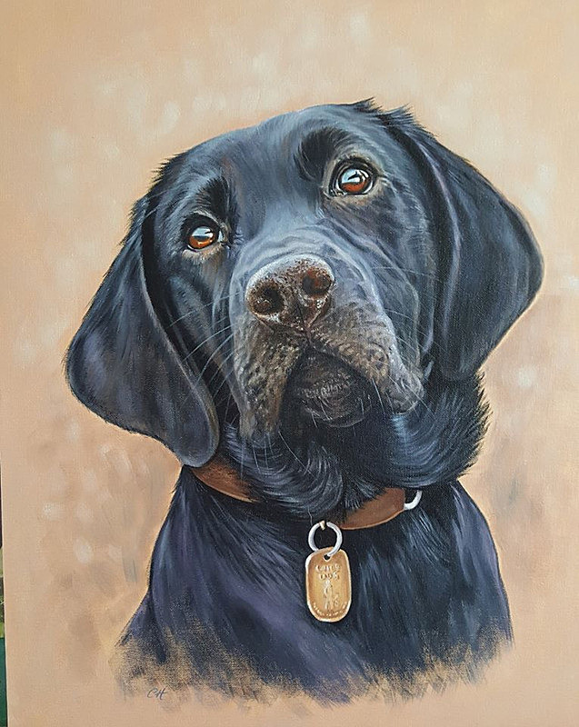 Black Labrador - Canine Art
