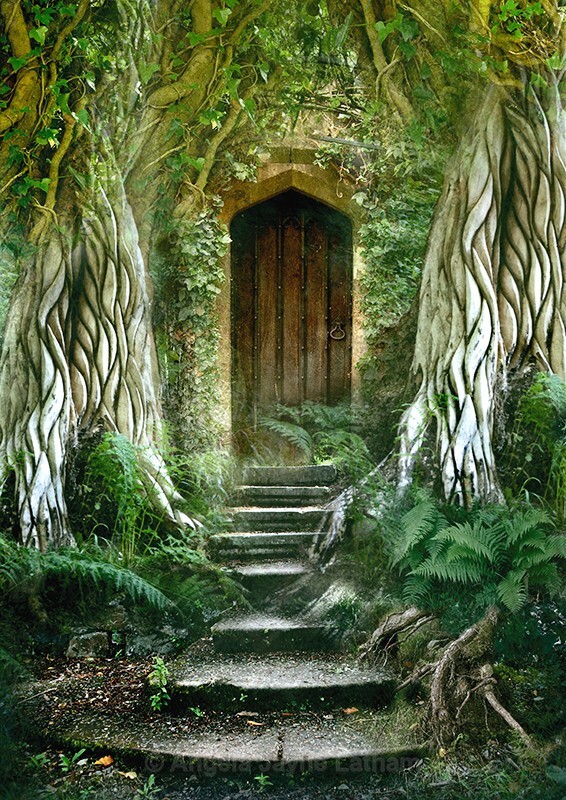 The Secret Door - Magical Artwork