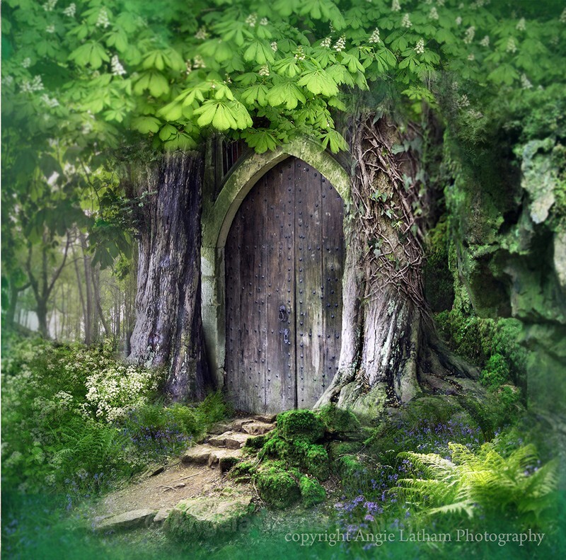 Temple in the Forest - Magical Artwork