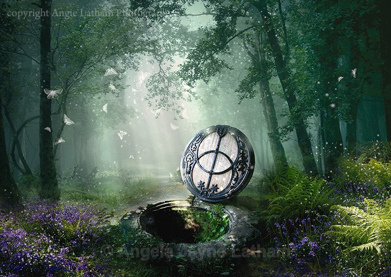 Chalice Well (portrait) - Magical Artwork
