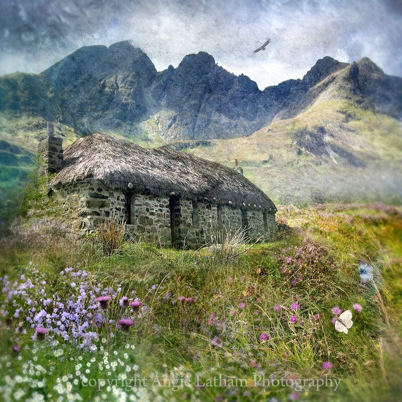 Crofters Cottage - Isle of Skye - Magical Artwork