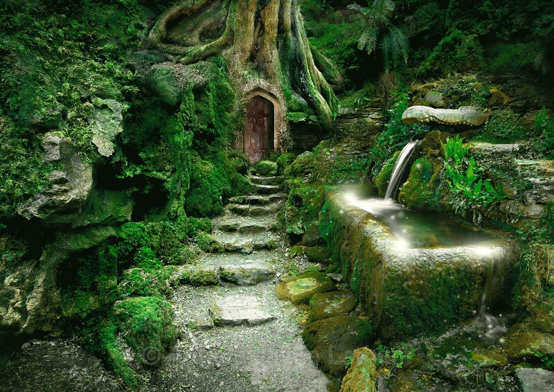 Entrance to Rivendell - Magical Artwork
