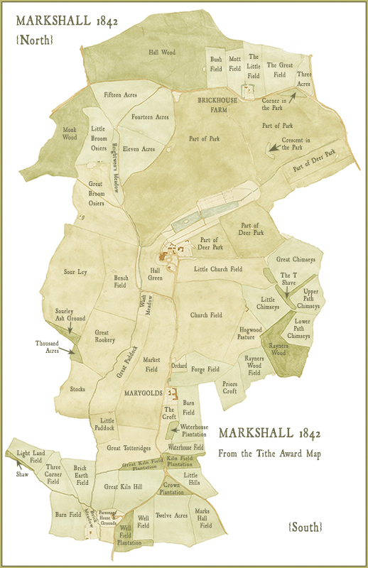 Markshall Tithe Map