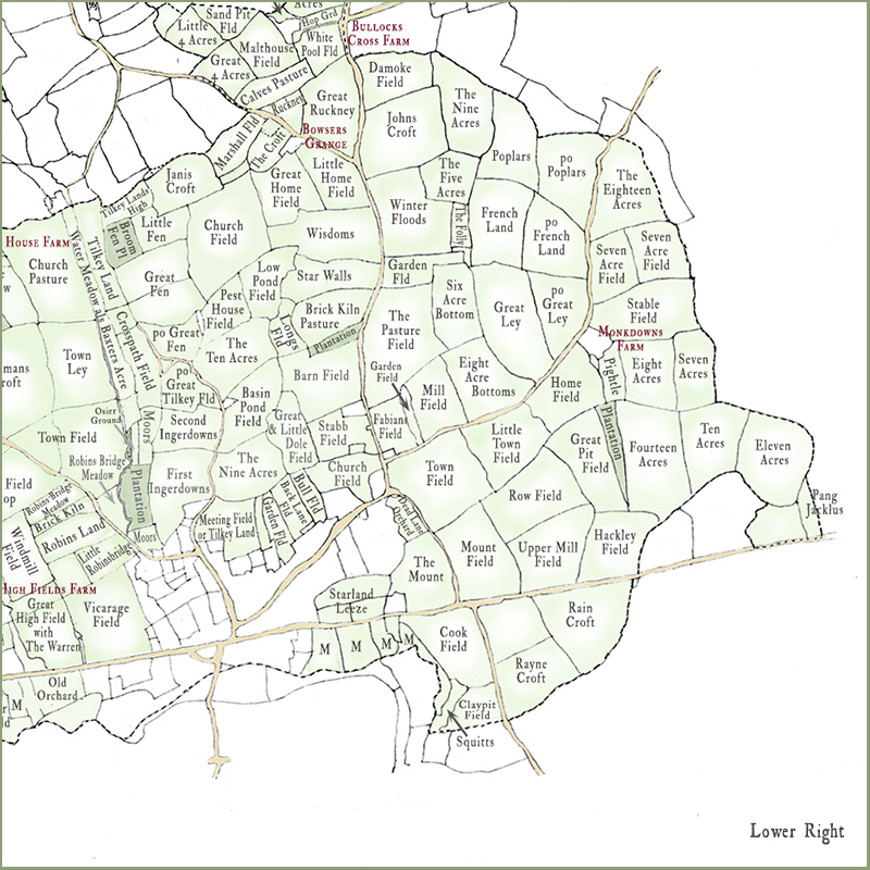 - Gt. Coxall Tithe Map