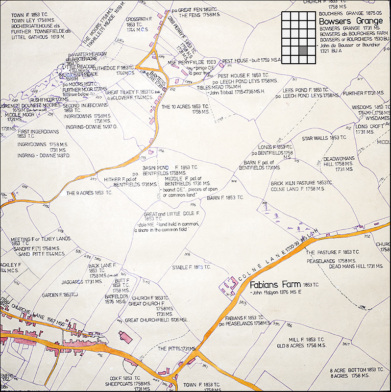  - Field Names in Great Coggeshall