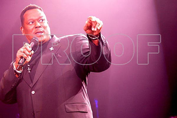 Luther Vandross Live 22 - Black Ink Photo