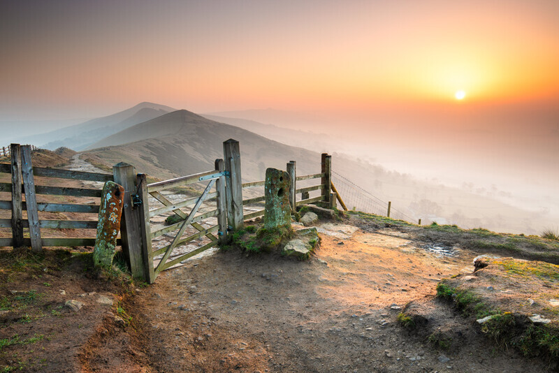 February - Mam Tor, Peak District - A Keen Calendar 2020 for Africa Impact