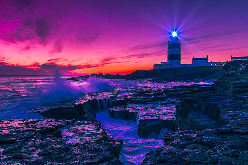 Sunset at Hook Lighthouse, County Wexford, Ireland. - Awarded & Published Pictures 2021
