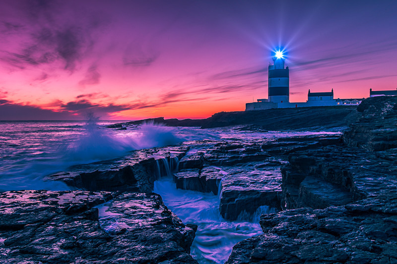 Sunset at Hook Lighthouse - Hook Peninsula