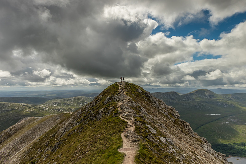 On the top of Errigal Mountain - Co Donegal