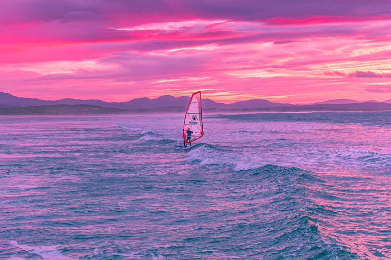 Lonely Surfer, Tramore Beach, County Donegal, Ireland. - Awarded & Published Pictures 2021