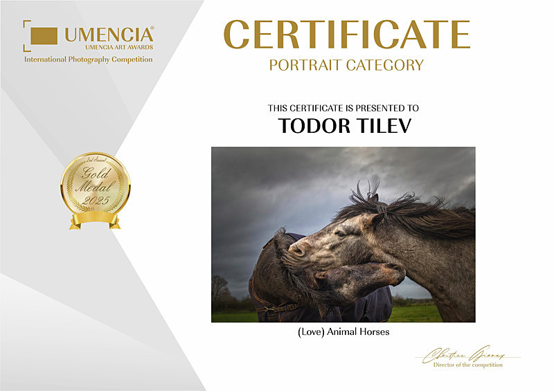 Umencia Internatinal Photgraphy Competition_2025_Gold Medal_Animal_Hor - Achievements