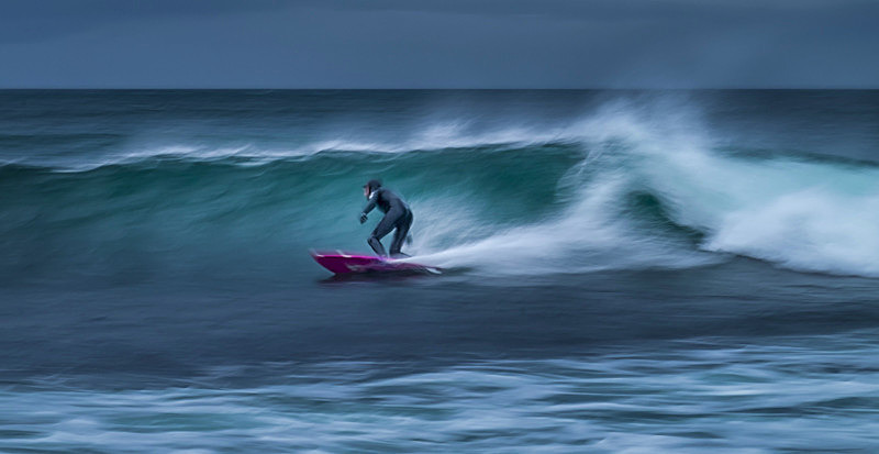 Surfer, Ireland. - Co Sligo
