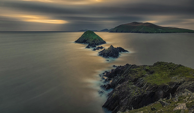 Sunset at Dunmore Head, Ireland. - Co Kerry