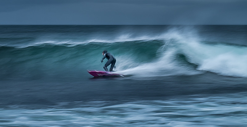 Surfist at Easkey - Co Sligo