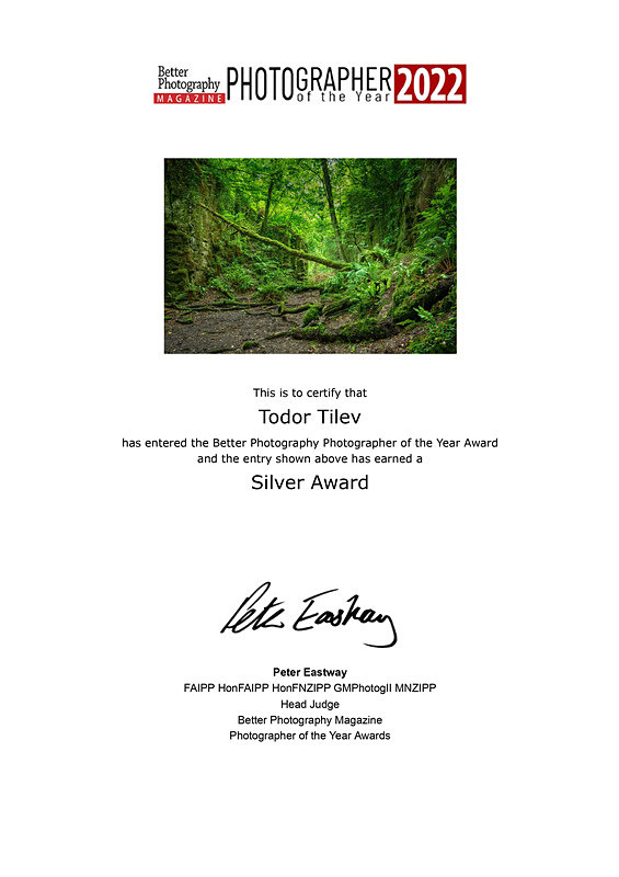 Better Photography Magazine_ 2022_Silver Award_Revealing Nature 2 - Achievements