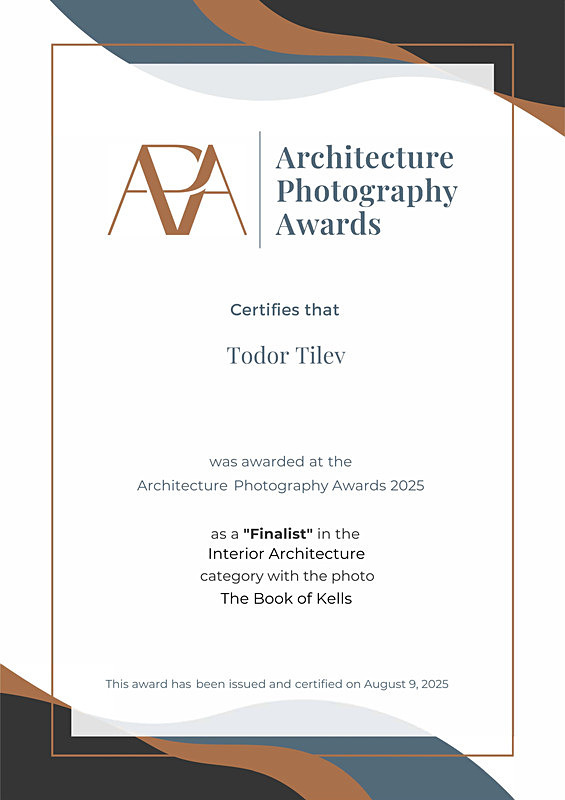 Architecture Photo Awards _2025_Finalist_Interior - Achievements
