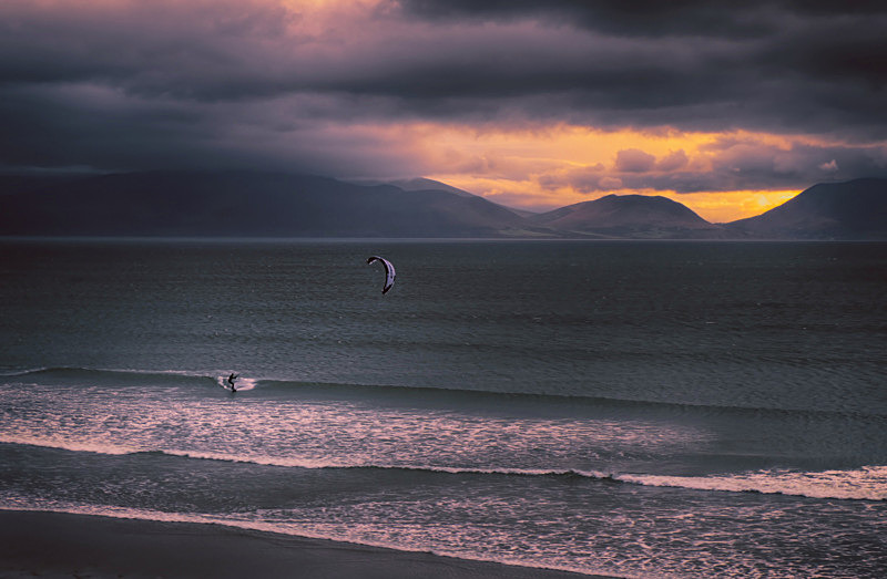 Enjoying the Sunset at Inch Strand, County Kerry, Ireland. - Pictures out of this world