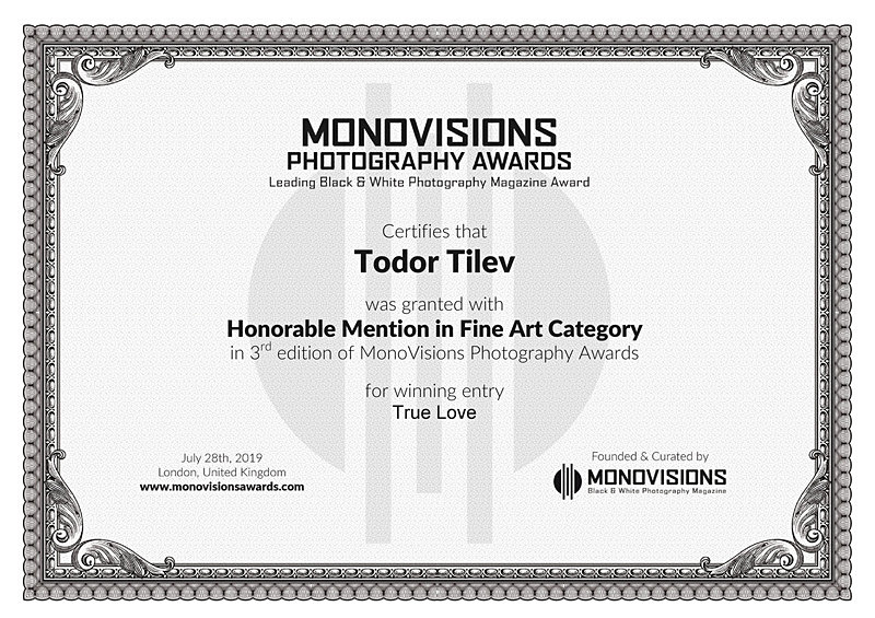 Monovisions Photography Awards_2019_Fine Art - Achievements
