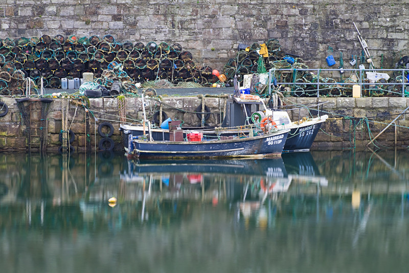 Boat at Mullagmore Harbour - Co Sligo