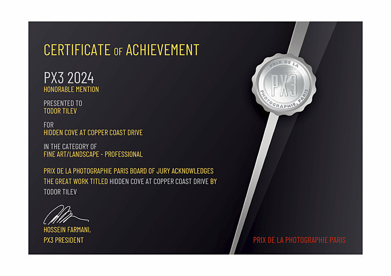 Paris International Awards_Honorable Mention_Fine Art_Landscape - Achievements