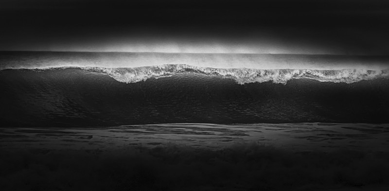 DSCF6814 - The Beauty of Waves in Black and White
