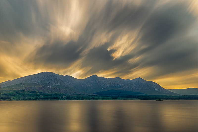 Sunset at Lough Inagh - Connemara