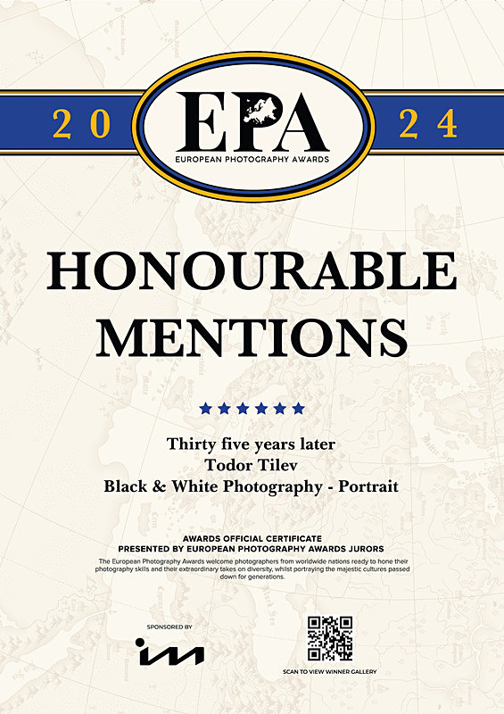 European Photography Awards_2024_HM_Portrait - Achievements