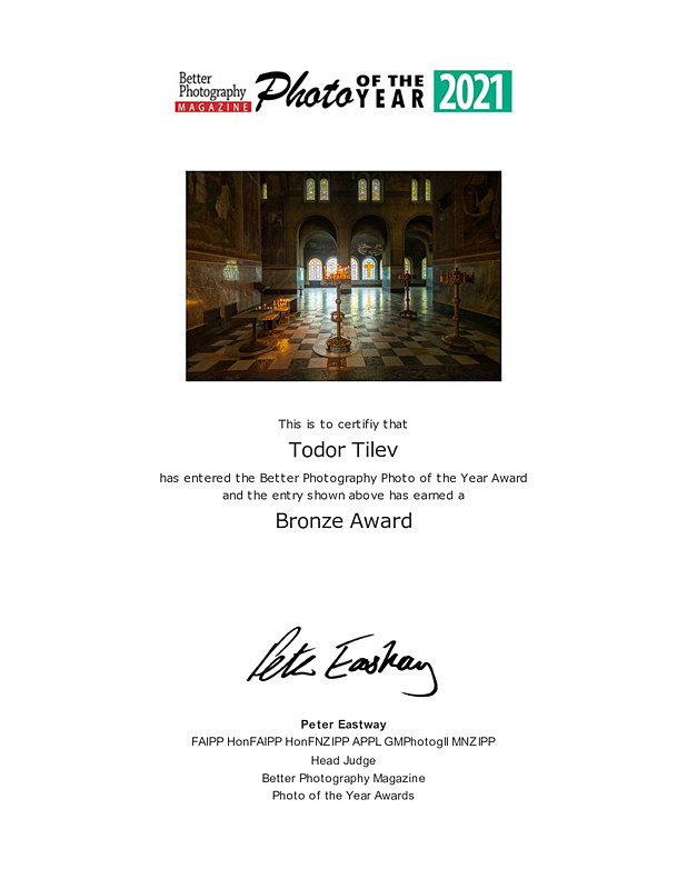 Better Photography Magazine 2021_Bronze Award_Exotic Travel - Achievements
