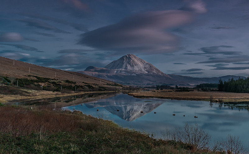 Errigal Mountain and it's reflection - Co Donegal
