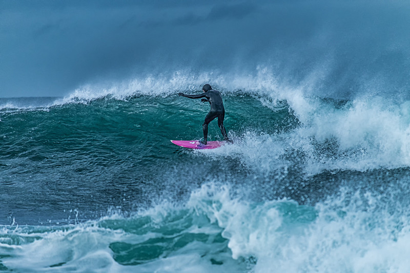 Surfist at Easkey - Co Sligo
