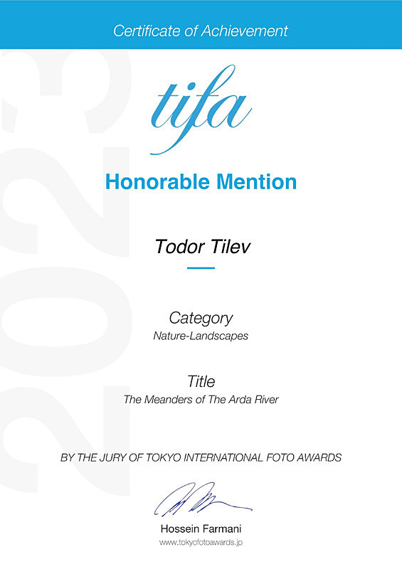 Tokyo International Foto Awards_2023_Nature_Landscapes - Achievements