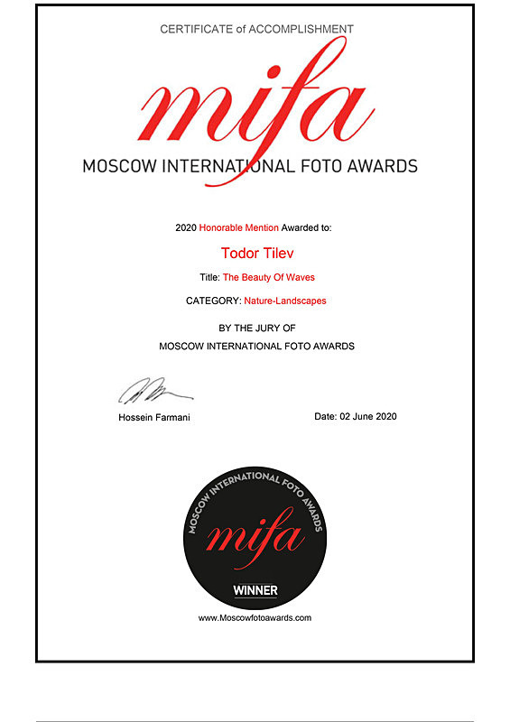 Moscow International Photography Awards_Nature_Landscapes - Achievements