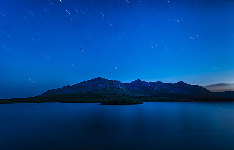 Stars Trails at Lough Inagh - Co Mayo