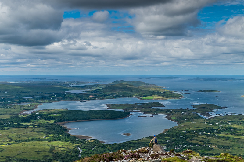 View from Diamond Hill - Connemara