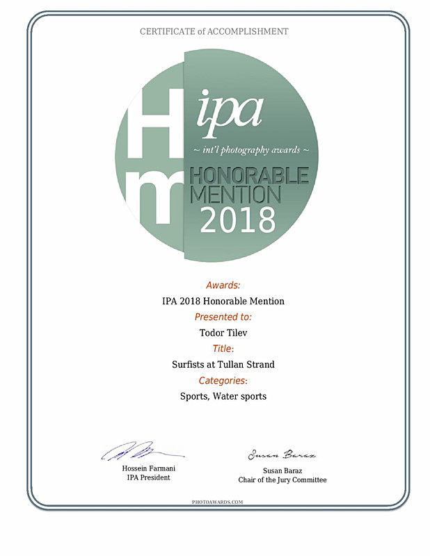 International hotography Awards_2018_Sports_Water Sports - Achievements