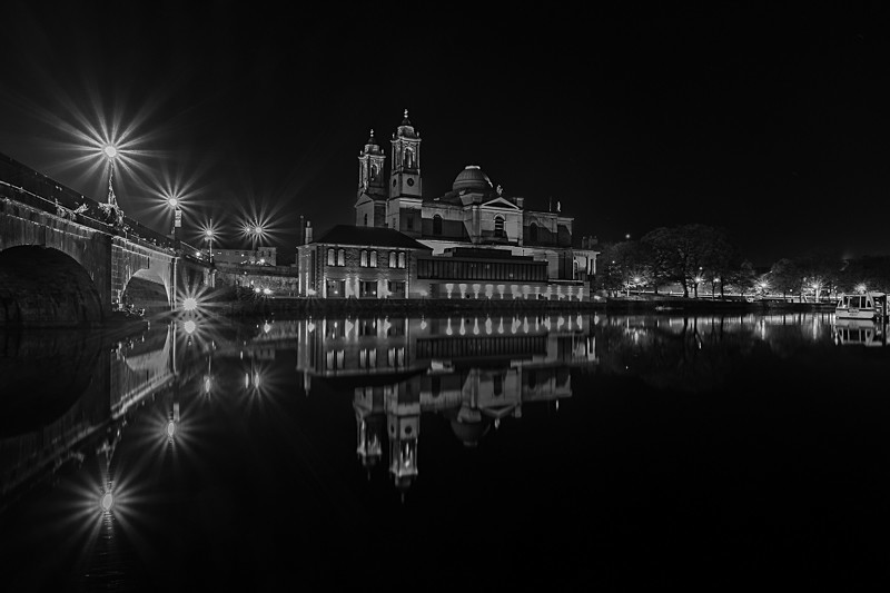 Ss. Peter & Paul's Church in black & white - Athlone