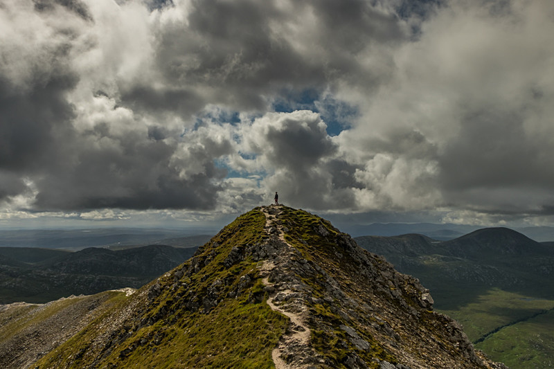 On top of Errigal Mountain - Co Donegal