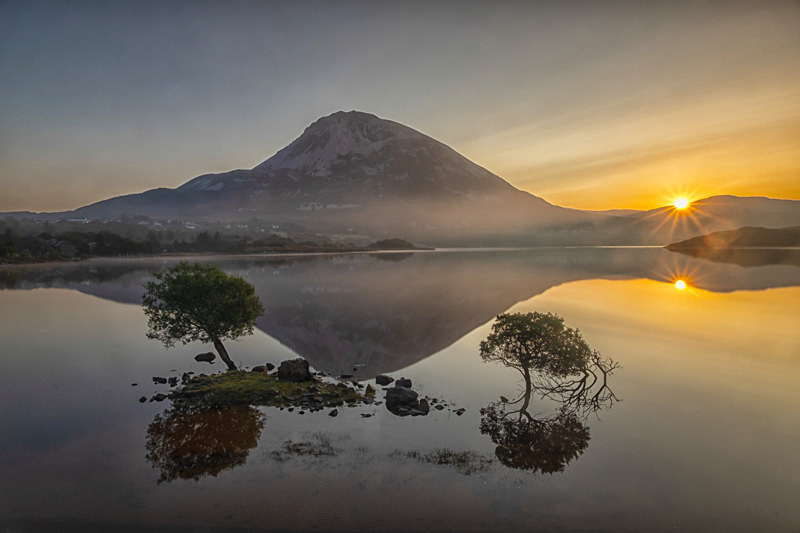 Sunrise at Errigal Mountain, County Donegal. - Best Pictures 2020