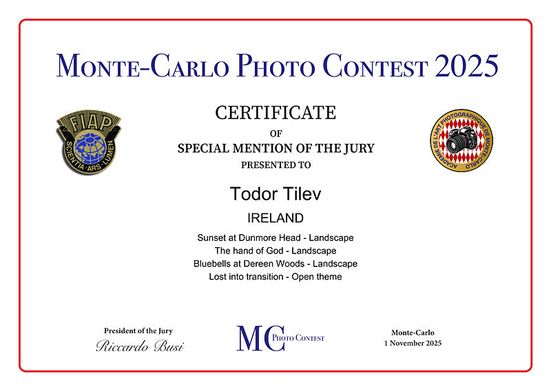 Monte-Carlo Photo Contest_2025_Landscape - Achievements