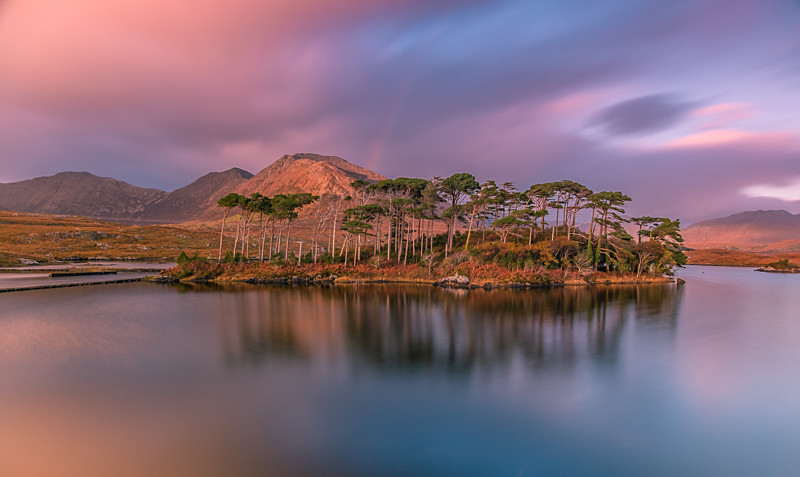 Sunset at Derryclare Lake - Connemara