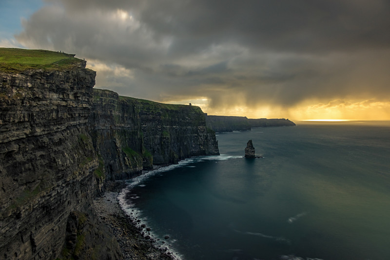 Sunset at Cliffs of Moher